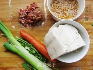 Three Fresh Tofu Cake recipe