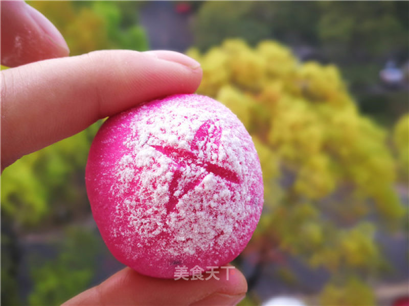 A Bite of Dragon Fruit Mini Buns recipe