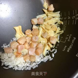 Congee with Scallops and Yuba recipe