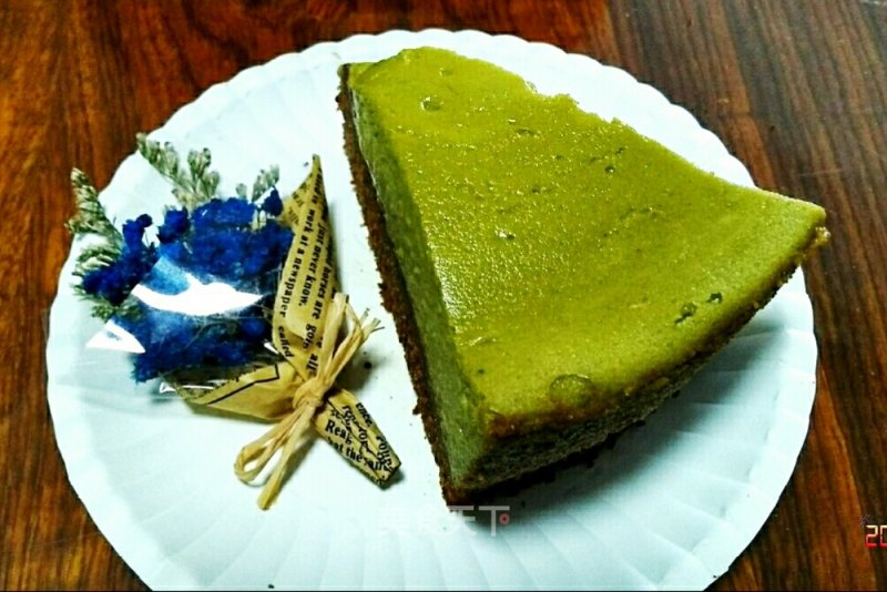#aca Fourth Baking Competition and is Love to Eat Festival# Matcha Cheese Brownie Cake recipe