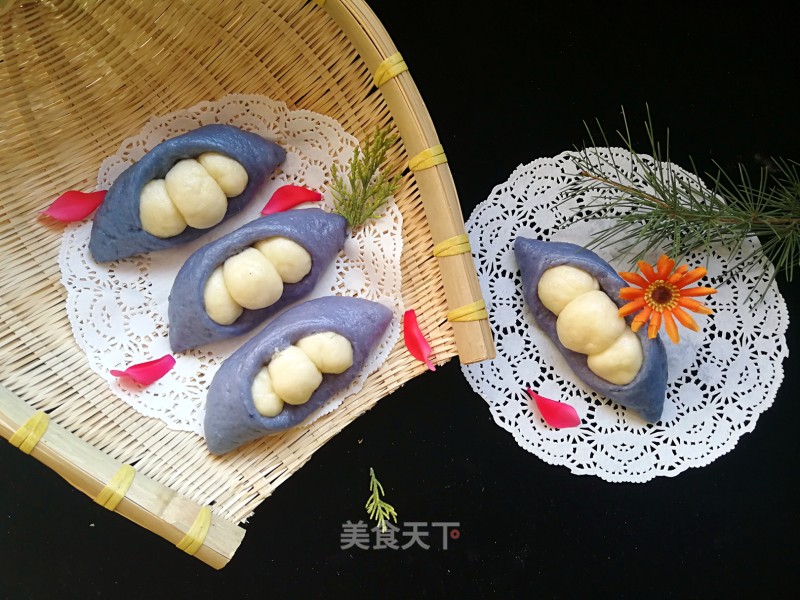 Peas Pod Steamed Buns of Play Noodle Series recipe