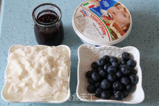 [blueberry Tofu Raw Yogurt]: A Simple and Quick Healthy Snack recipe