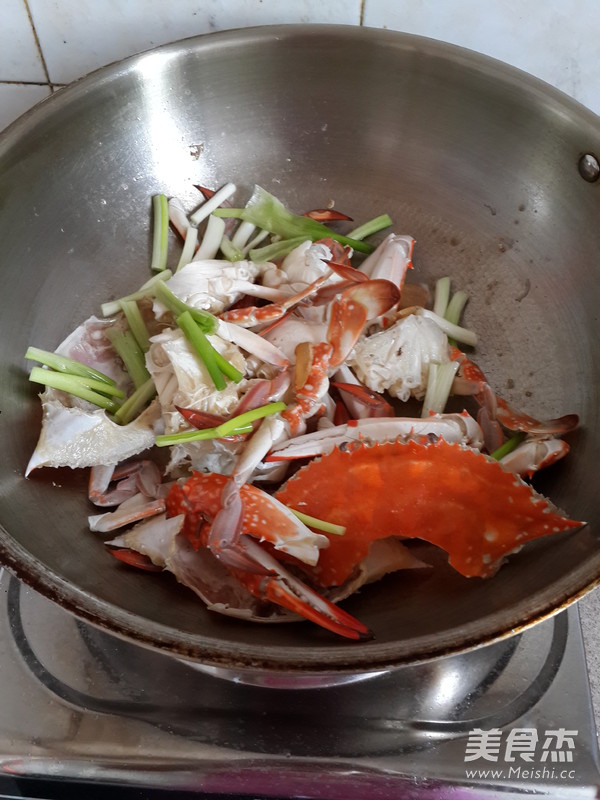 Scallion Ginger Crab recipe