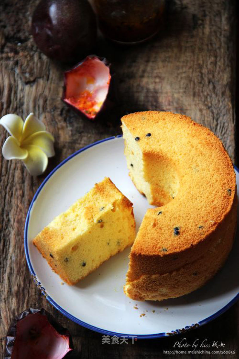 Tropical Style---passion Fruit Chiffon Cake recipe