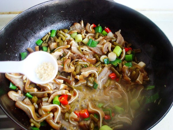 Fried Pork Ears with Capers recipe