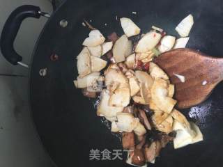 Stir-fried Bacon with Spring Bamboo Shoots recipe