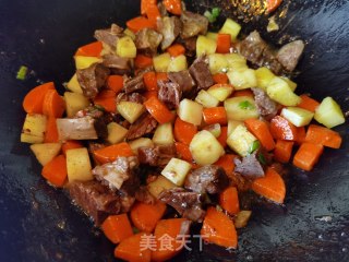 Curry Beef Baked Rice recipe