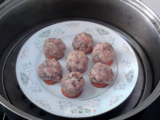 Steamed Truffle Meatballs recipe