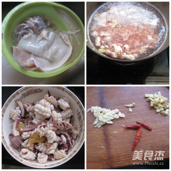 Sauce Fried Squid recipe