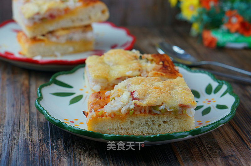 # Fourth Baking Contest and is Love to Eat Festival#fresh Fried Rice Pizza recipe