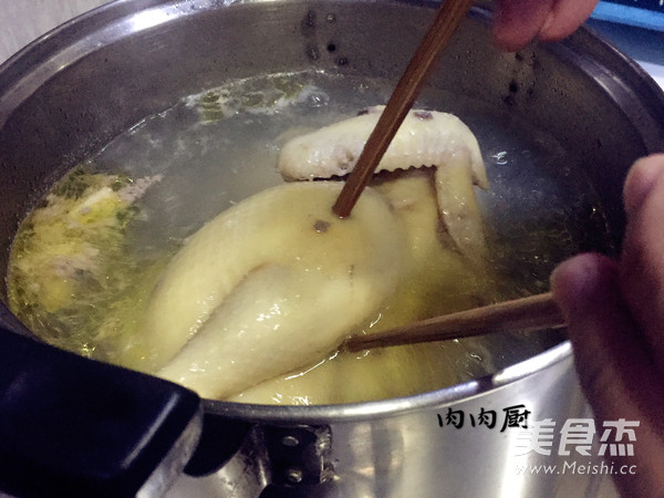 Cantonese-style Secret White-cut Chicken Meat Chef recipe