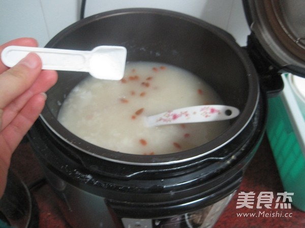 Chinese Yam Wolfberry Porridge recipe