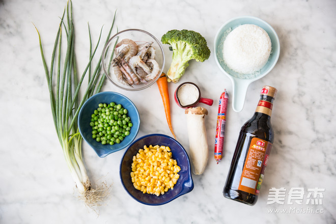 Modern Kitchen-soy Sauce Fried Rice of Childhood Memory recipe