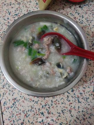 Congee with Preserved Egg and Lean Meat recipe