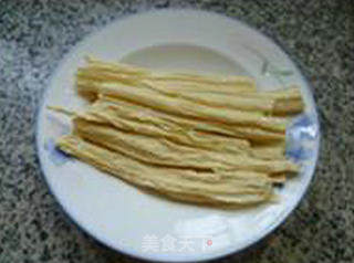 Fried Rubber Fish with Yuba recipe