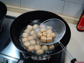 Grilled Tofu with Mushrooms and Pork recipe