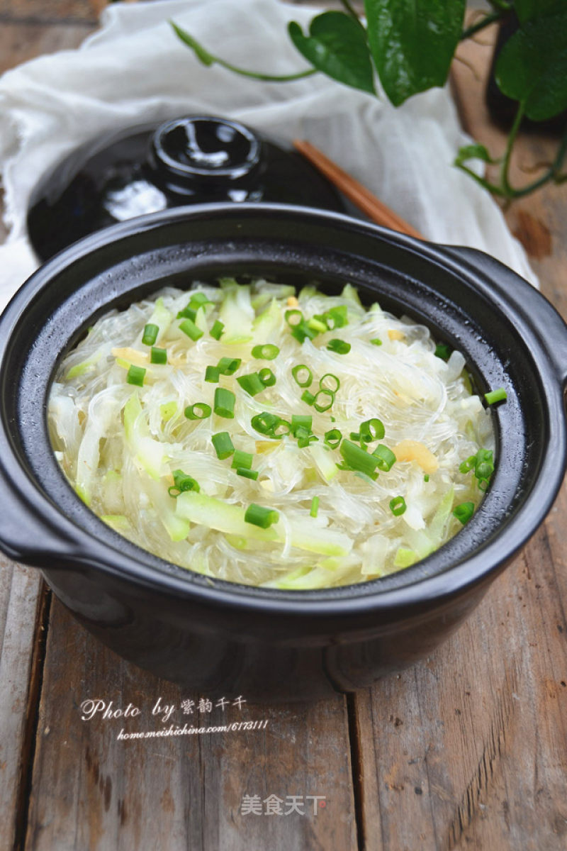 Jelly Scallops, Dried Shrimps and Vermicelli in Clay Pot recipe