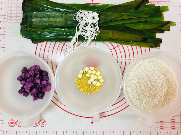 Purple Sweet Potato Rice Dumpling Millet Glutinous Rice Dumpling recipe