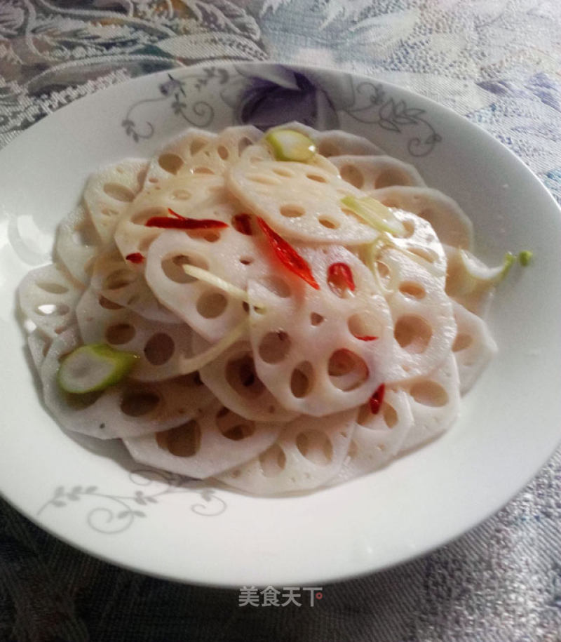 Sweet and Sour Lotus Vegetables recipe