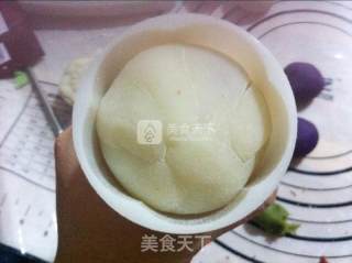 Purple Sweet Potato Snowy Mooncake recipe