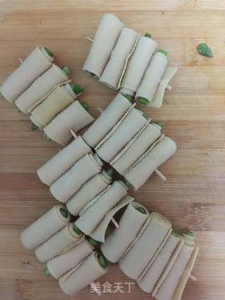 Bean Curd Asparagus Roll recipe