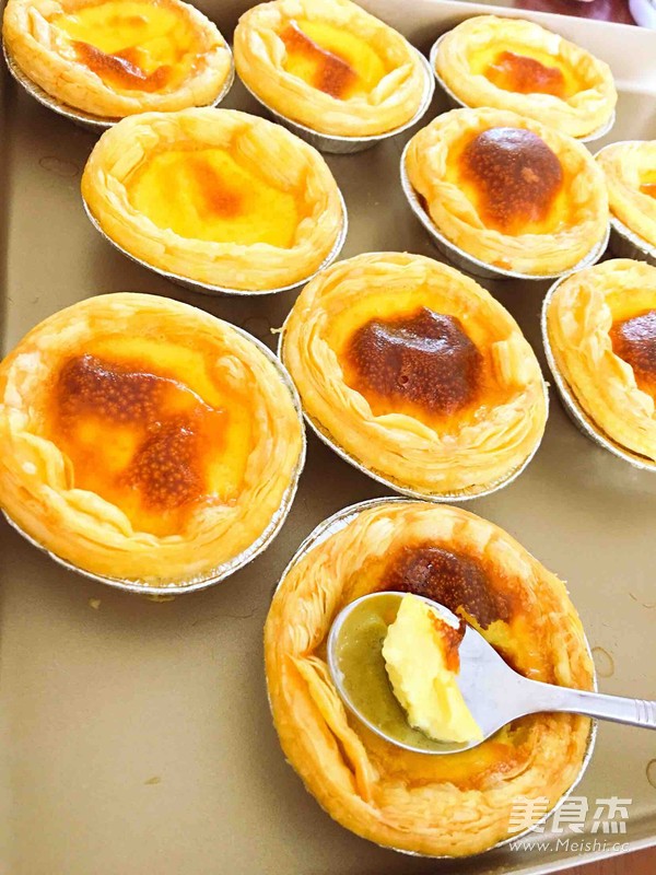 Whole Egg Tart (do It without Whipped Cream and Condensed Milk) recipe