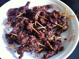 Toothpick Beef recipe