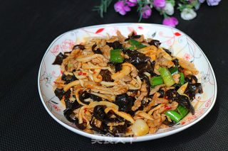 Pleurotus Eryngii and Fish-flavored Pork Rice Bowl recipe