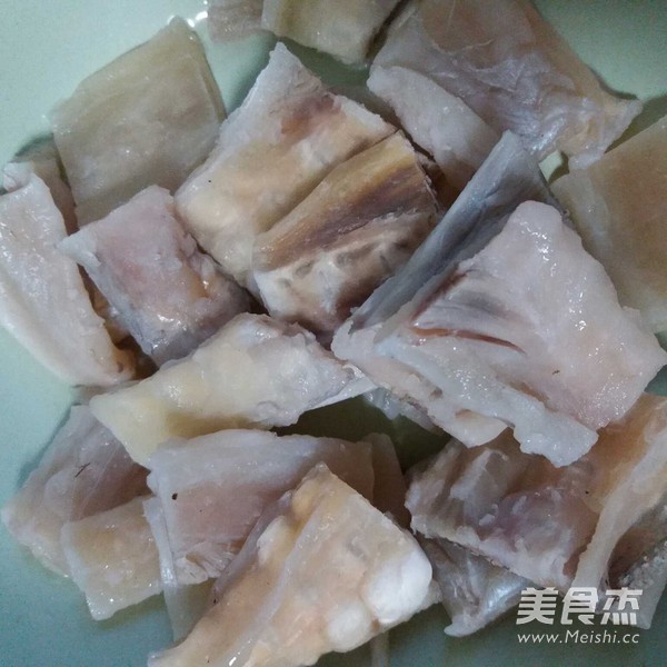 Dried Fish and Pork recipe