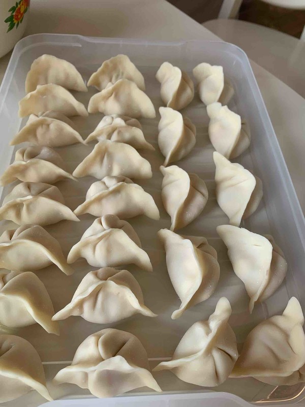 Sauce Pork Double Mushroom Dumplings recipe