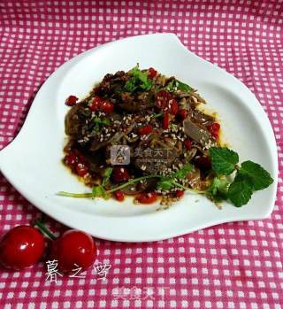 Crispy Duck Gizzards with Cold Spicy Spicy Sauce recipe