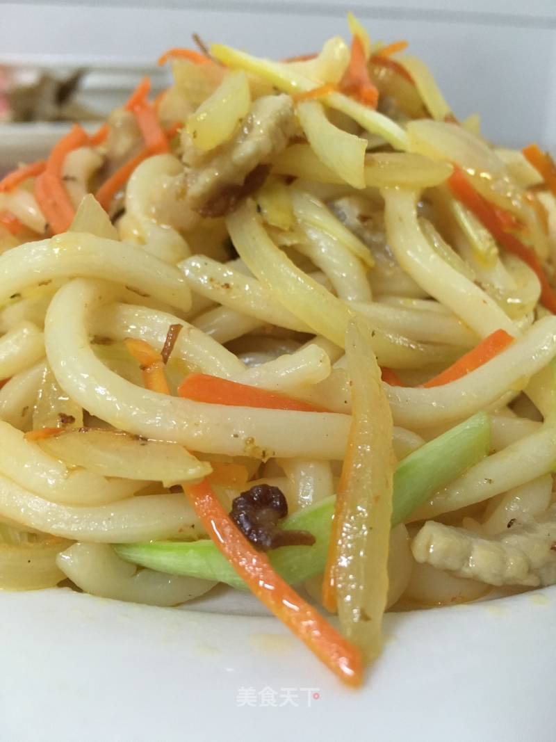 Fried Udon Noodles in Xo Sauce recipe