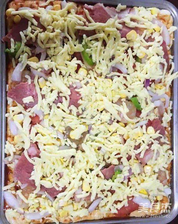 Seafood Bacon Pizza recipe