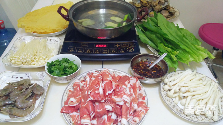 Homemade Lamb Roll Shabu Shabu recipe