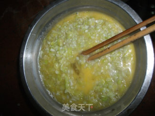 Leek Flower Omelette recipe