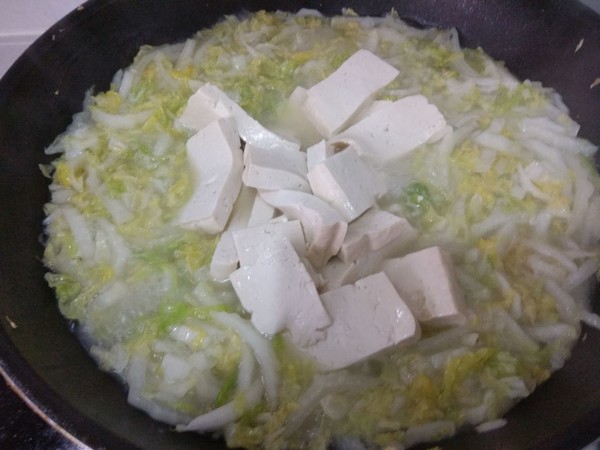 Cabbage Tofu Soup recipe