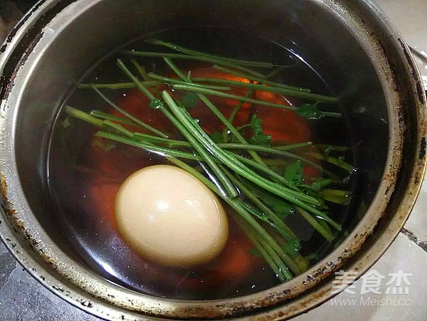 Brown Sugar Wormwood Boiled Eggs recipe