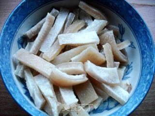 Steamed Three Kinds [mustard Knots and Soy Peel] recipe