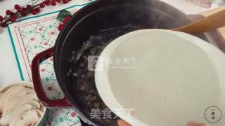 Creamy Mushroom Soup in A Cast Iron Pot recipe
