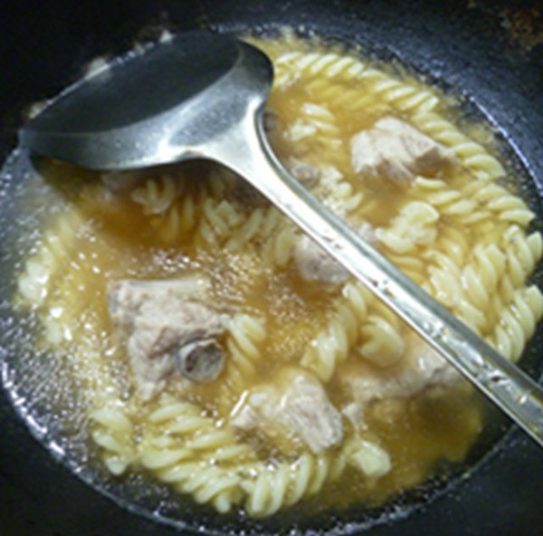 Ribs Screw Noodles recipe