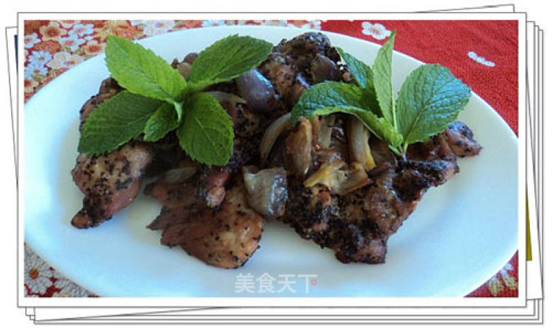 Roasted Black Pepper Chicken Thigh recipe