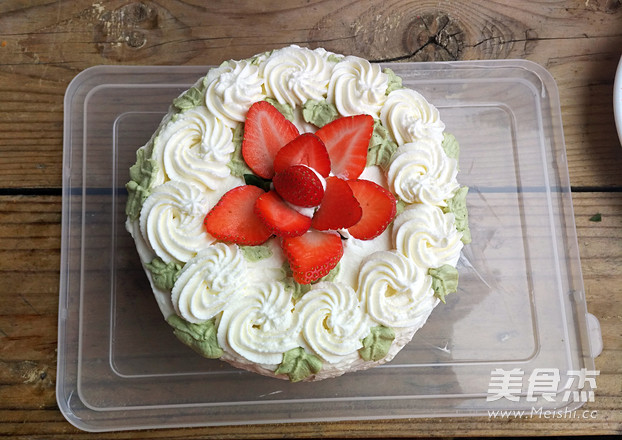 Strawberry Birthday Cake recipe