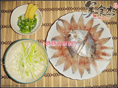 Steamed Pomfret recipe