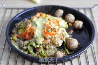 Cheesy Chestnut Grilled Chicken recipe