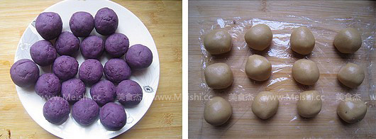 Cantonese Purple Sweet Potato Mooncake recipe