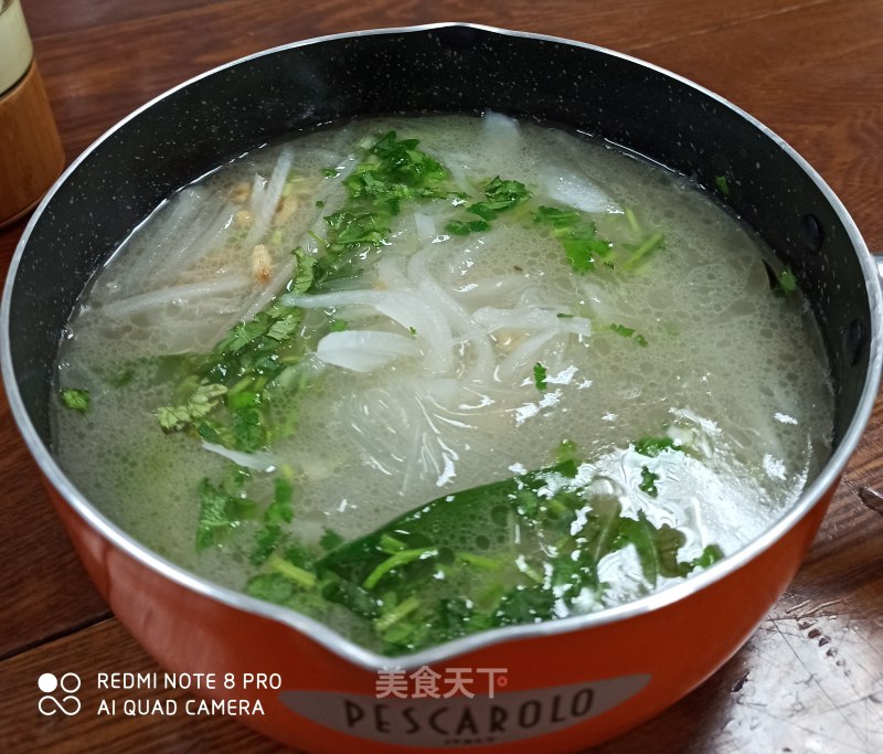 Radish Vermicelli Soup recipe