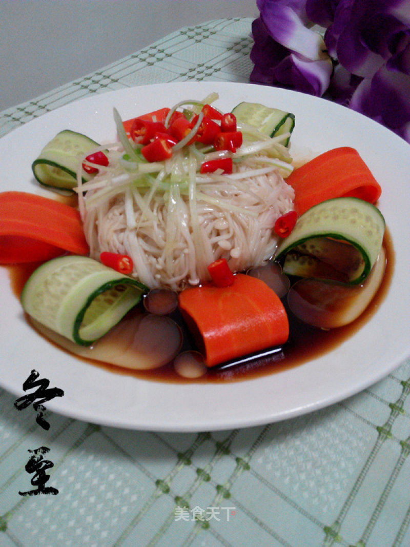 Green Onion Enoki Mushroom recipe