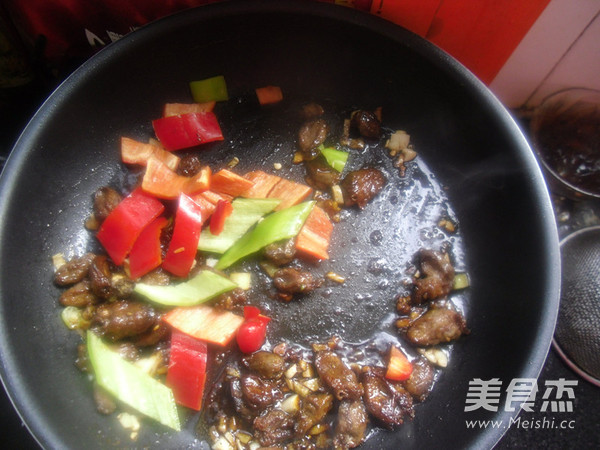 Stir-fried Chicken Hearts recipe