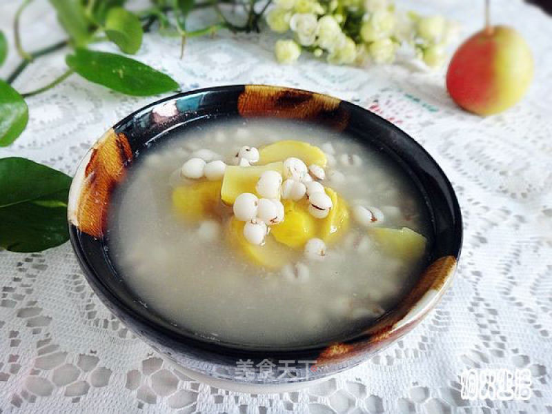 Chestnut Barley Soup recipe