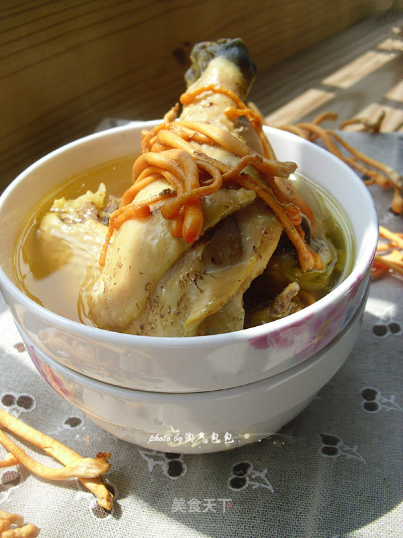 Nourishing and Nourishing Qi [cordyceps Flower Stewed Chicken] recipe